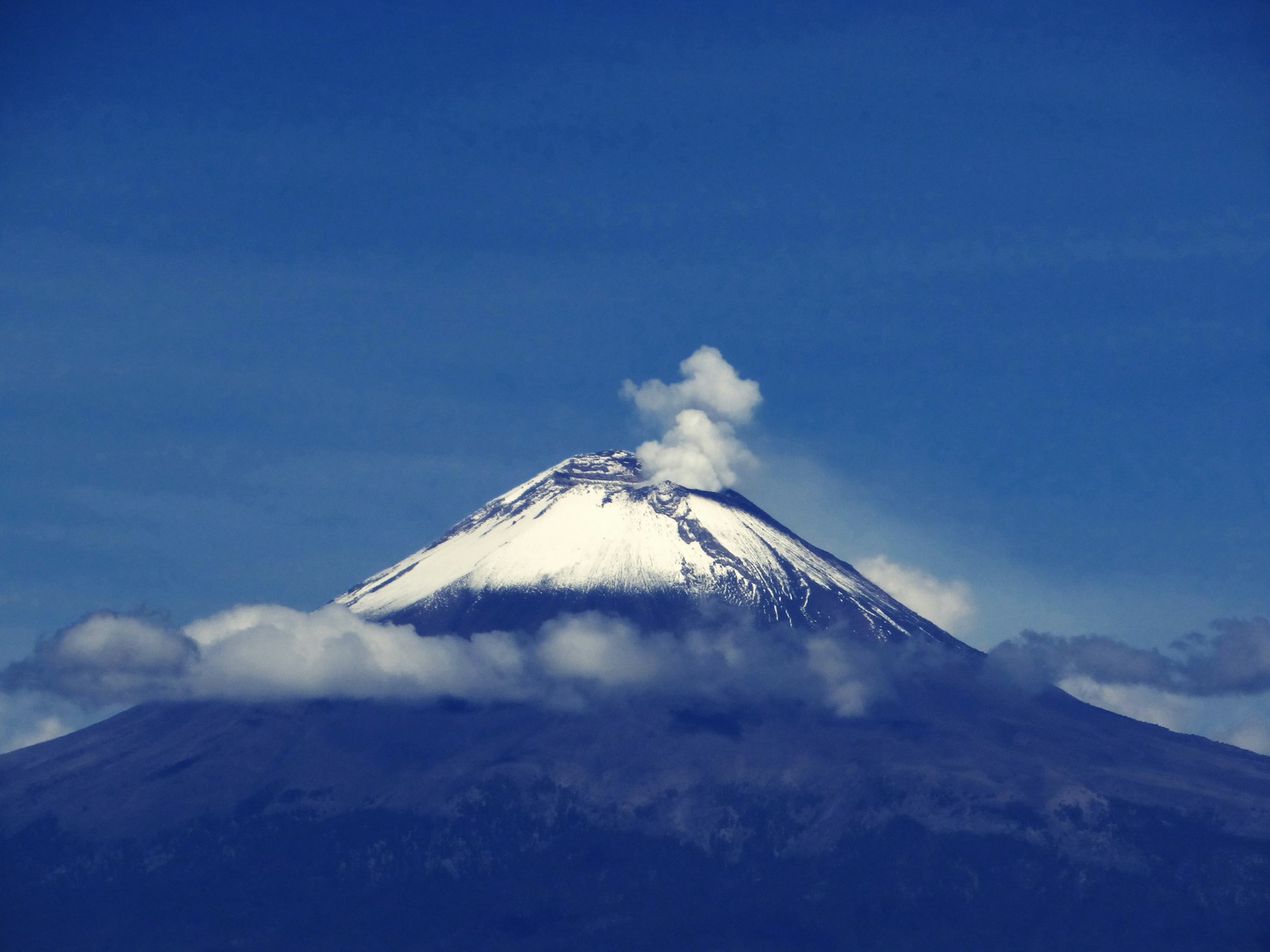 Volcán Popocatépetl en Puebla, México
